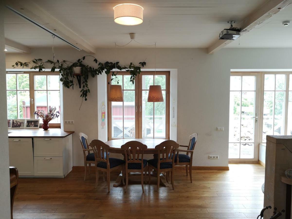 9 Min From Palanga! Luxury House On The River And Sauna Kretinga Exterior photo